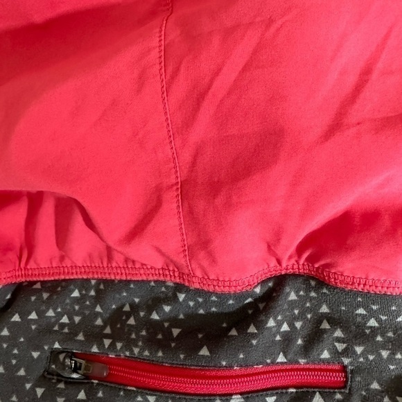 Nike dry fit sz med running shorts with small pockets drawstring  pinkish/ gray - Picture 9 of 10